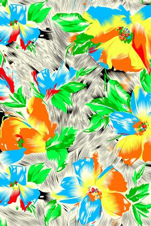 分色传统印花印花华亿平台图片