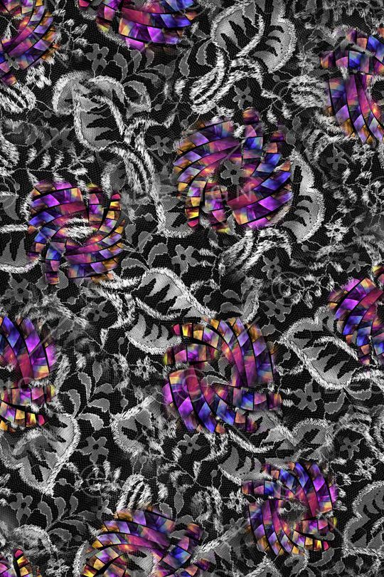 抽象印花华亿平台图片