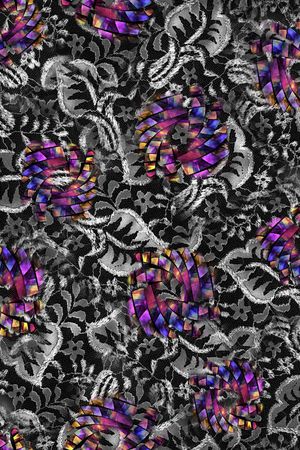 抽象印花华亿平台图片