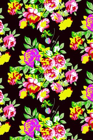 花卉-欧式花纹印花华亿平台图片