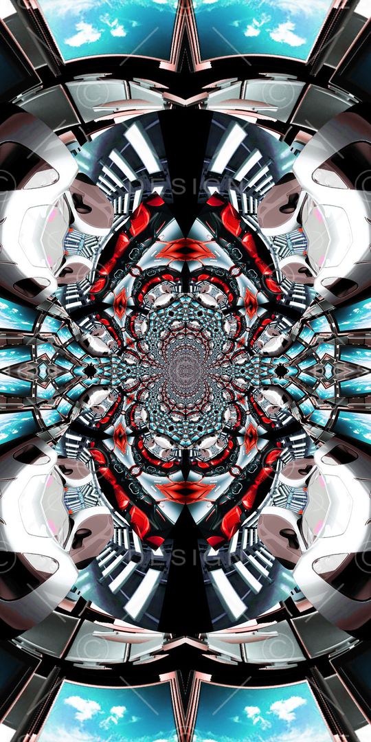 I-梦幻科技/science印花华亿平台图片