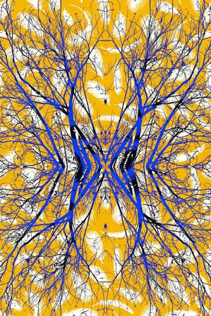 树枝印花华亿平台图片