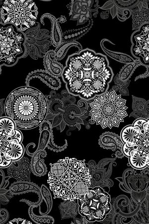 佩斯利印花华亿平台图片