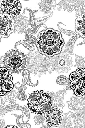 佩斯利印花华亿平台图片