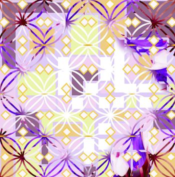 丁香一样印花华亿平台图片