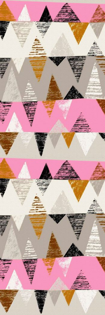 331742-简约清新笔触山峰几何三角条纹毛衫男