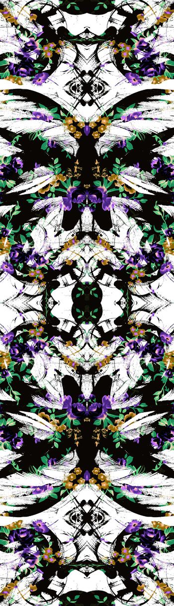 331923-抽象花卉艺术笔触植物花卉长巾1