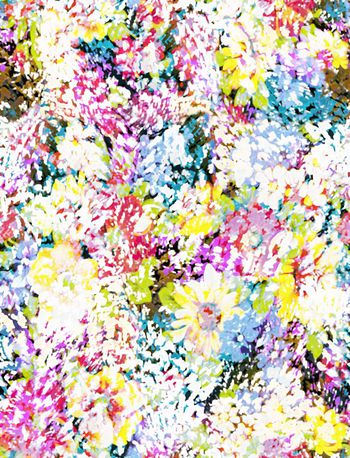 331940-动物混合模糊花卉田园风格