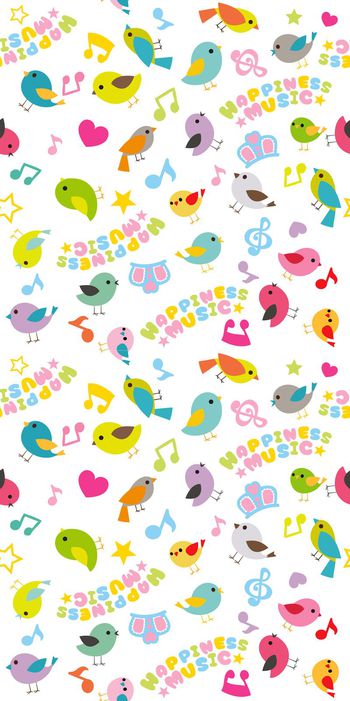 331943-音乐小鸟可爱童趣童装女装矢量2