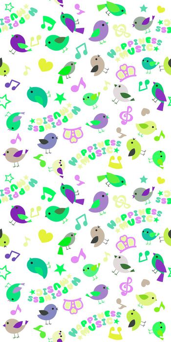 331945-音乐小鸟可爱童趣童装女装矢量3