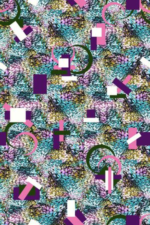 抽象印花华亿平台图片