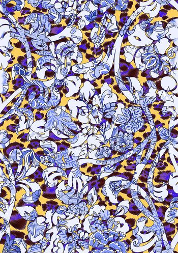 332217-浸染渐变抽象花卉豹纹青花1