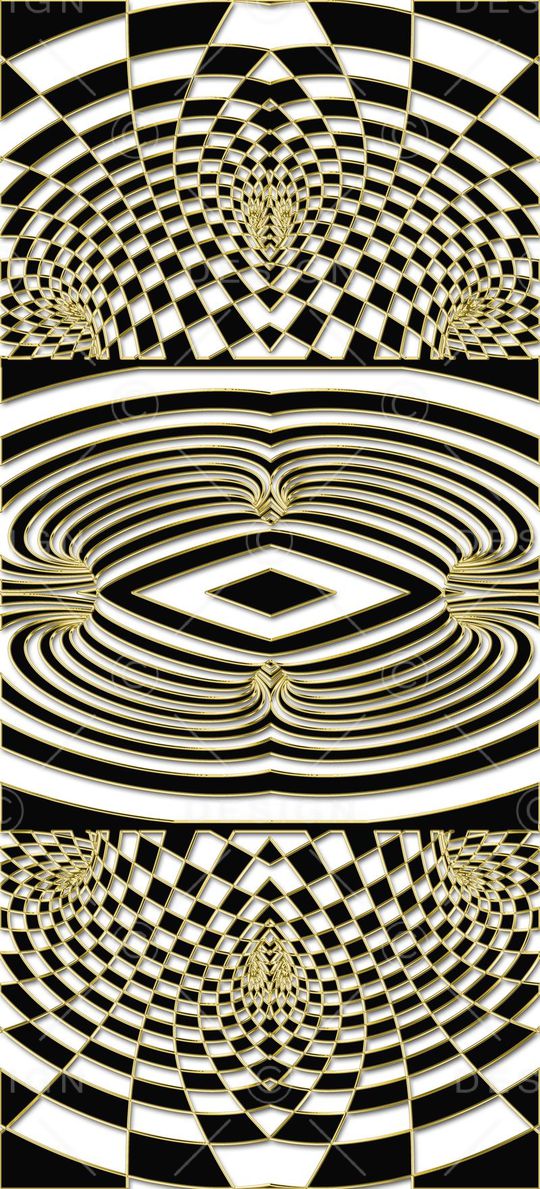 几何图案印花华亿平台图片