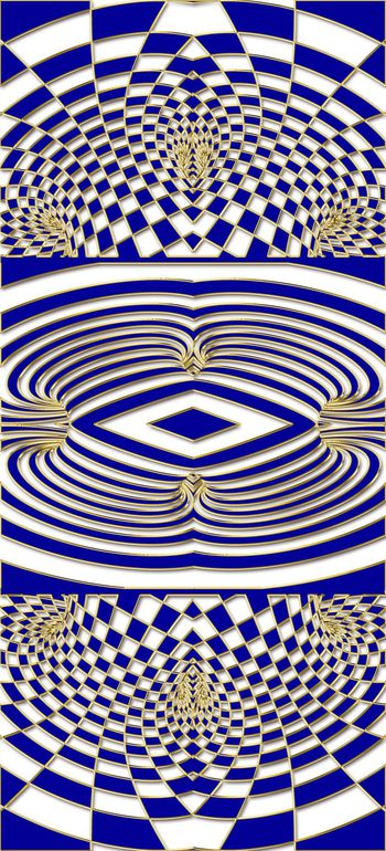 332236-复古几何网格欧式宫廷黑白1