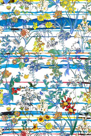 E-花卉几何/Flowers印花华亿平台图片