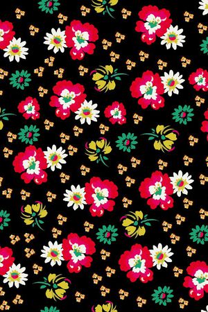 田园风印花华亿平台图片