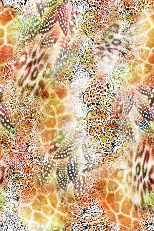 动物纹印花华亿平台图片