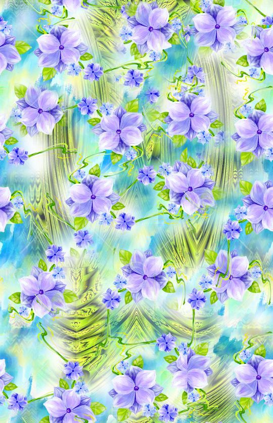 花卉-欧式花纹印花华亿平台图片