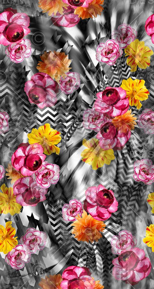 抽象艺术印花华亿平台图片