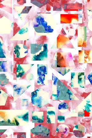 抽象印花华亿平台图片