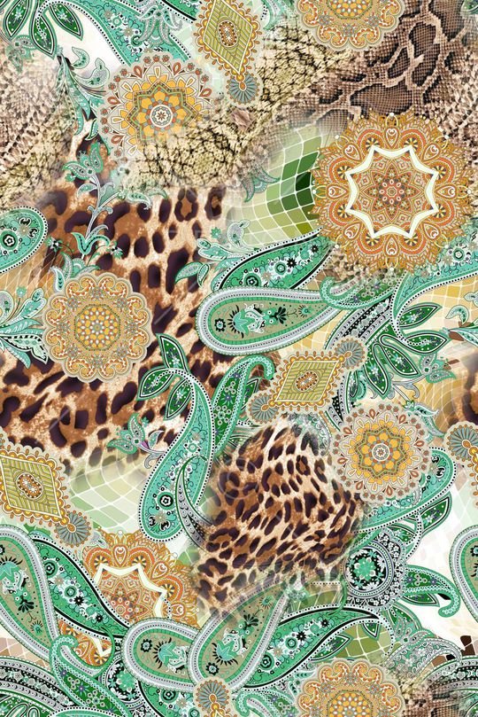 腰果   动物纹  花等印花华亿平台图片