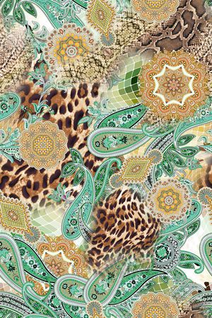 腰果   动物纹  花等印花华亿平台图片