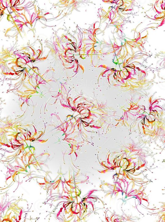 抽象印花华亿平台图片