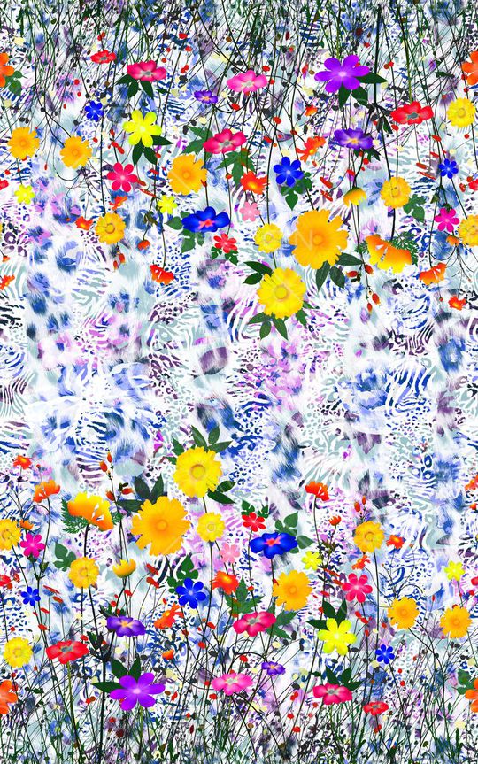 豹纹印花华亿平台图片