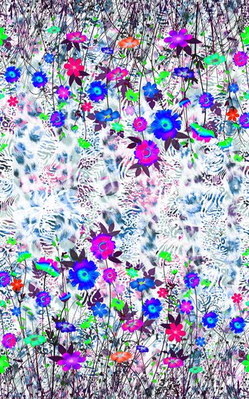 333057-动物混合花卉抽象田园花卉1