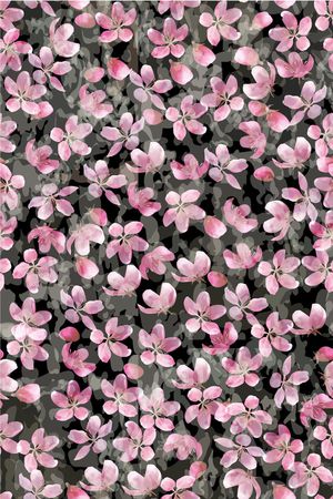 花鸟花卉印花华亿平台图片