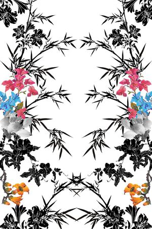 中国风印花华亿平台图片