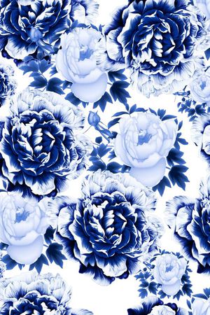 中国风印花华亿平台图片