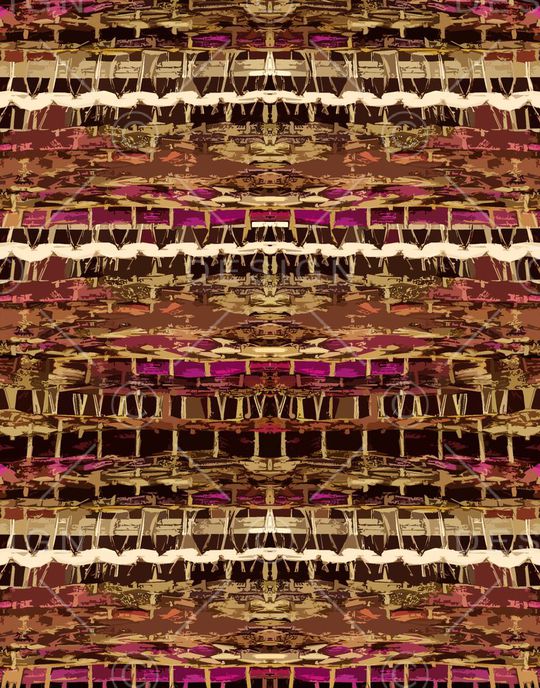 条纹印花华亿平台图片