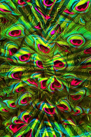 抽象机理印花华亿平台图片