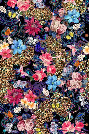 S-艺术花卉/Art印花华亿平台图片