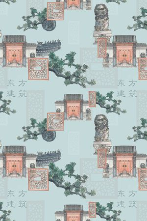 东方建筑印花华亿平台图片