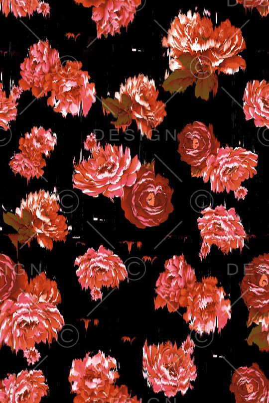 滤色花卉印花华亿平台图片