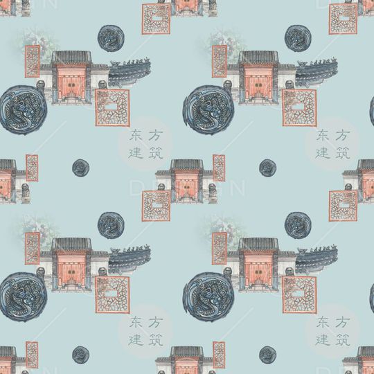 东方建筑印花华亿平台图片