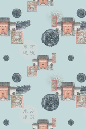 东方建筑印花华亿平台图片