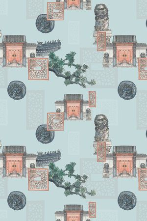 东方建筑印花华亿平台图片