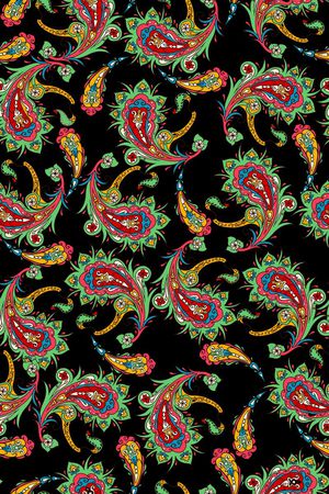 佩斯利印花华亿平台图片