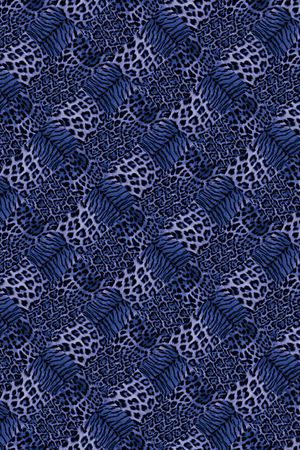 动物纹拼印花华亿平台图片