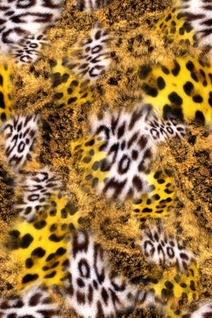 动物纹印花华亿平台图片