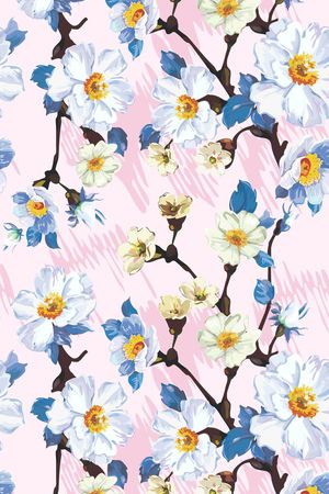 花卉-欧式花纹印花华亿平台图片