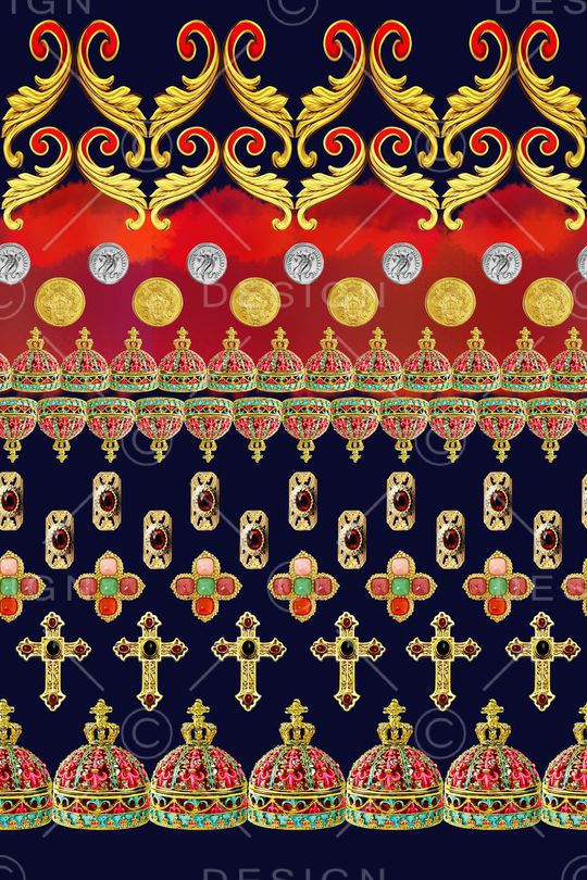 十字架印花华亿平台图片