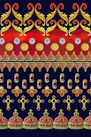 十字架印花华亿平台图片