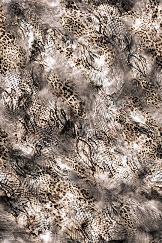 动物纹印花华亿平台图片