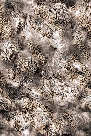 动物纹印花华亿平台图片