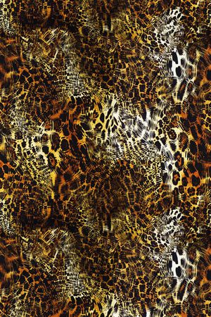 豹纹印花华亿平台图片