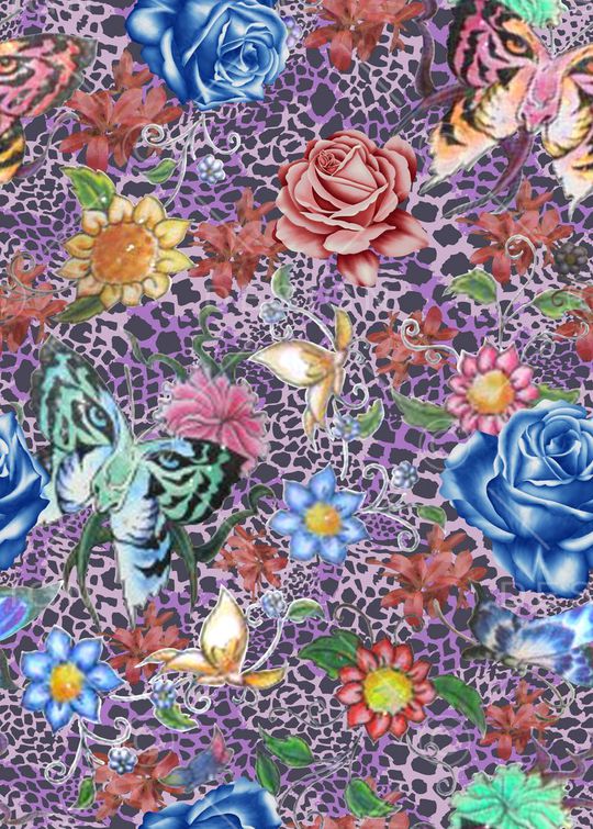 抽象印花华亿平台图片